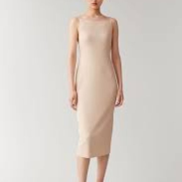 Cos Backless Soft Knitted Pink Womens 